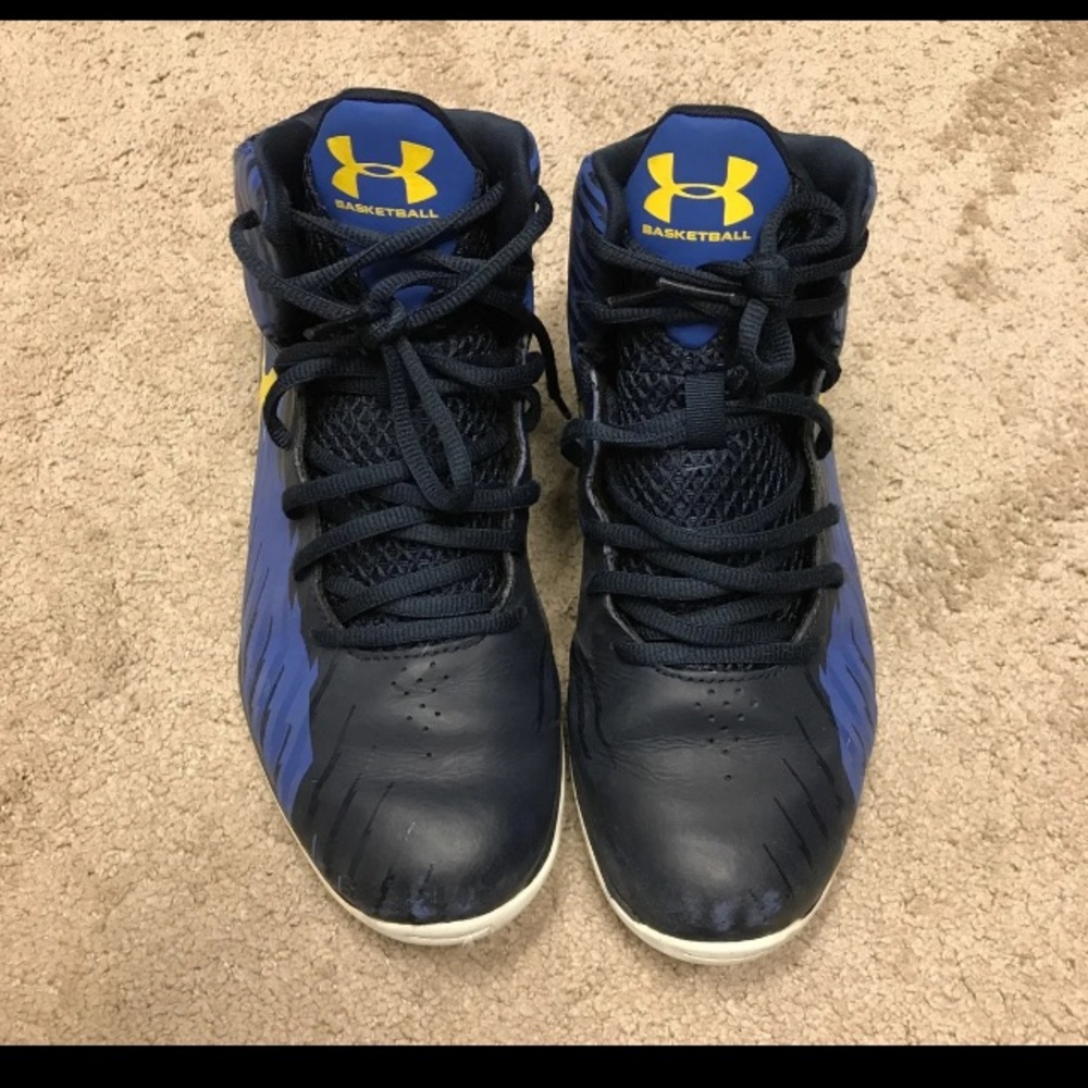 Under Armour boys basketball shoes
